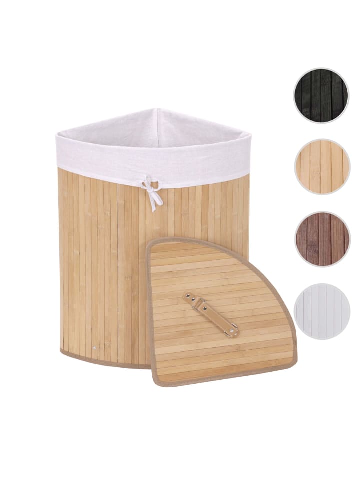 MCW Eckwäschekorb C21, Naturfarben günstig kaufen onesize