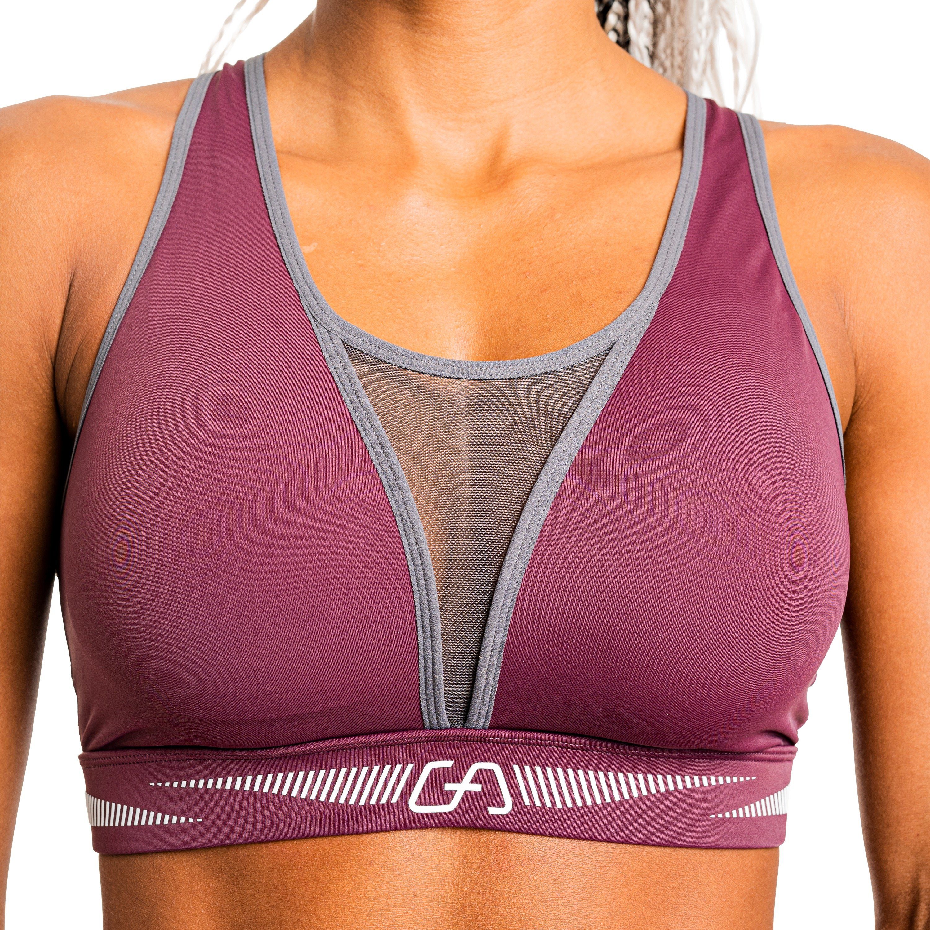 GYM AESTHETICS Sport-BH Training mächtiges Tech-Gewebe Sport BH für Damen leistungsstark, schnelltrocknend