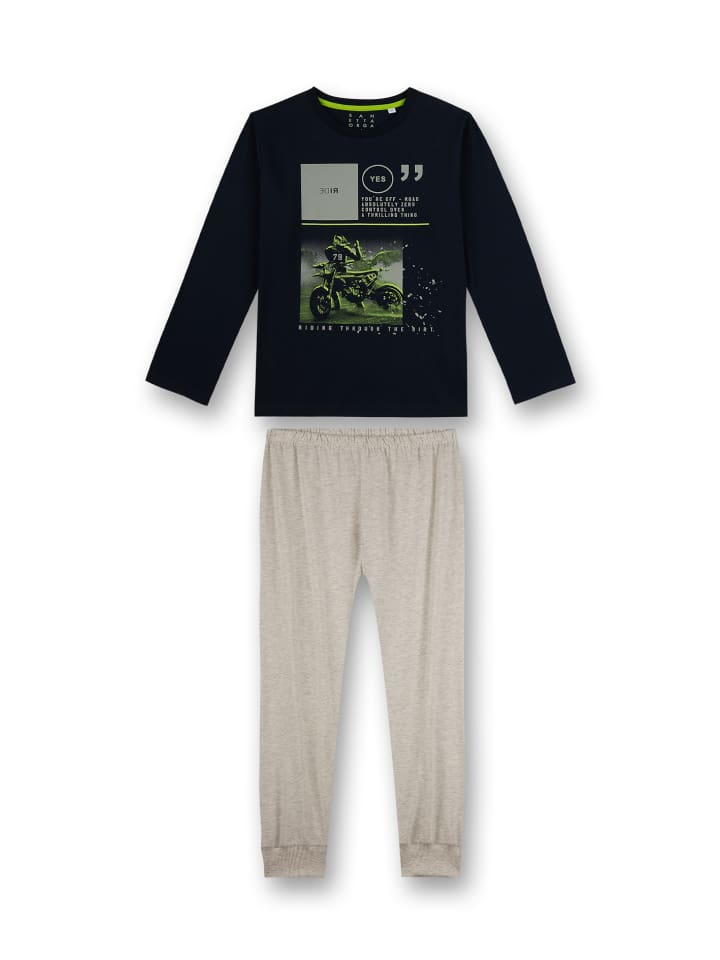 Sanetta Schlafanzug in Blau günstig kaufen