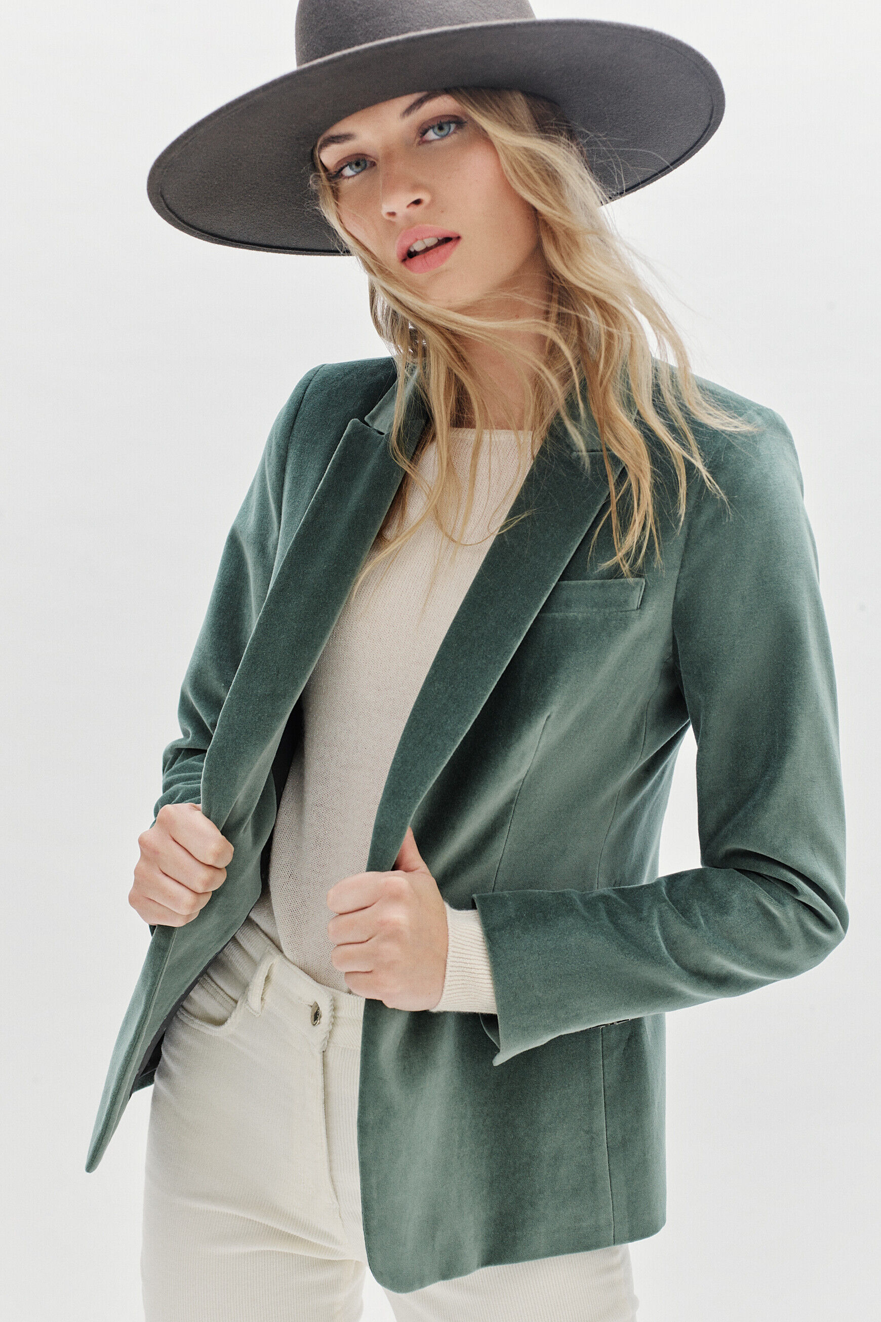 blazer aurora vert clair femme