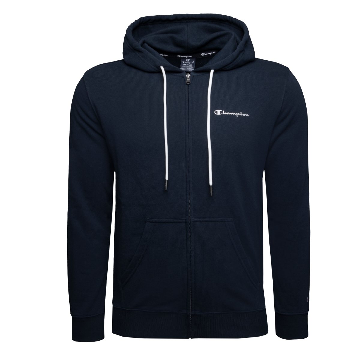 Champion Hooded Full Zip Sweatjacke blau