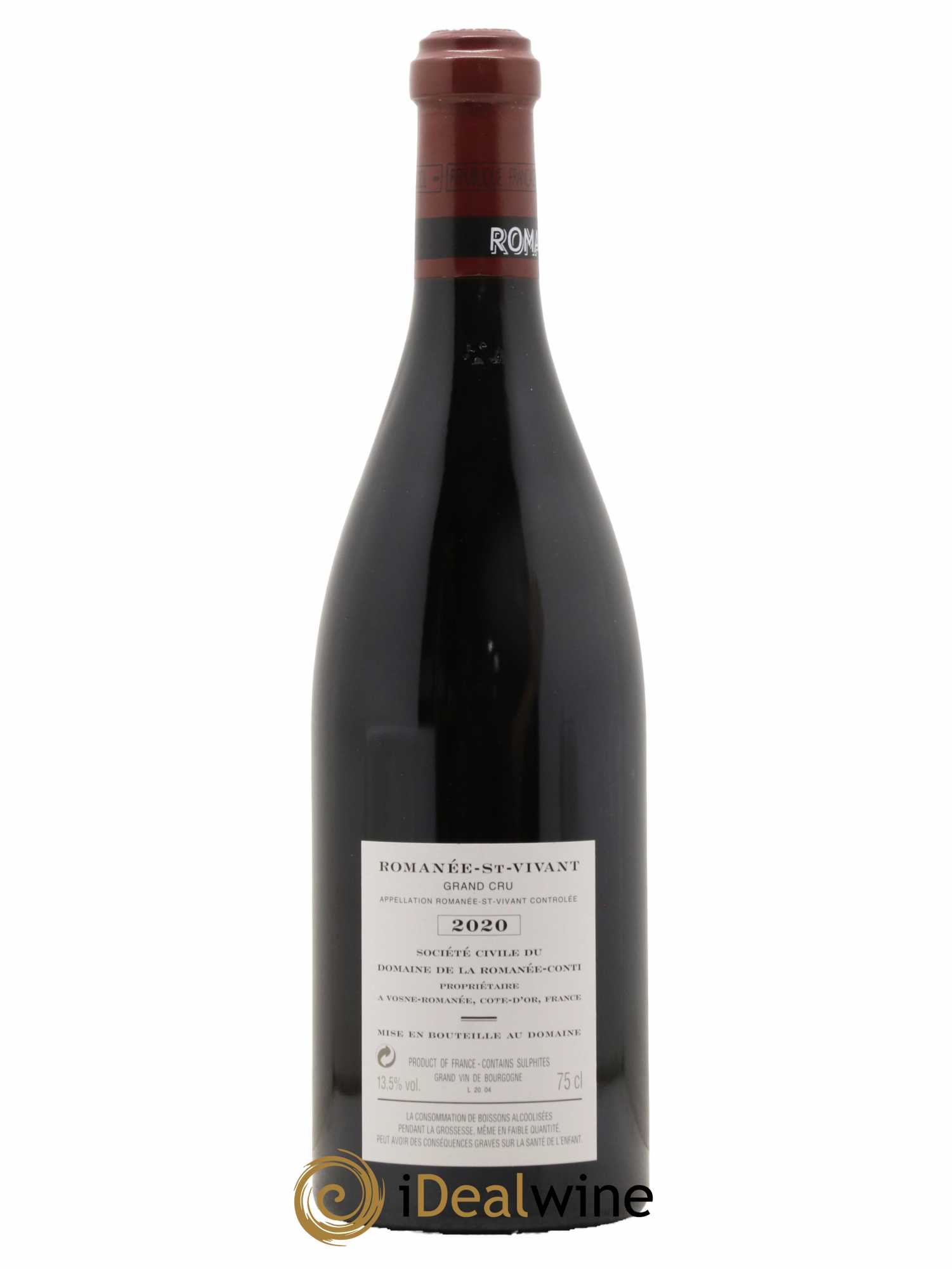 Romanée-Saint-Vivant Grand Cru Domaine de la Romanée-Conti  2020 - Lot de 1 Bouteille