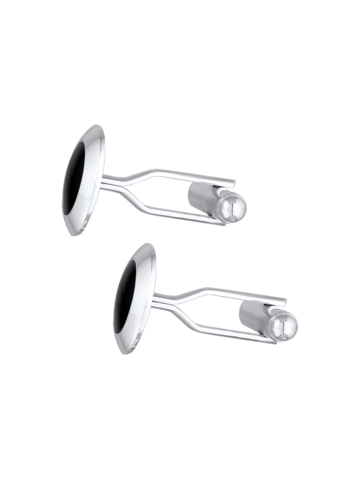 KUZZOI Manschettenknopf 925 Sterling Silber Geo in Silber günstig kaufen onesize