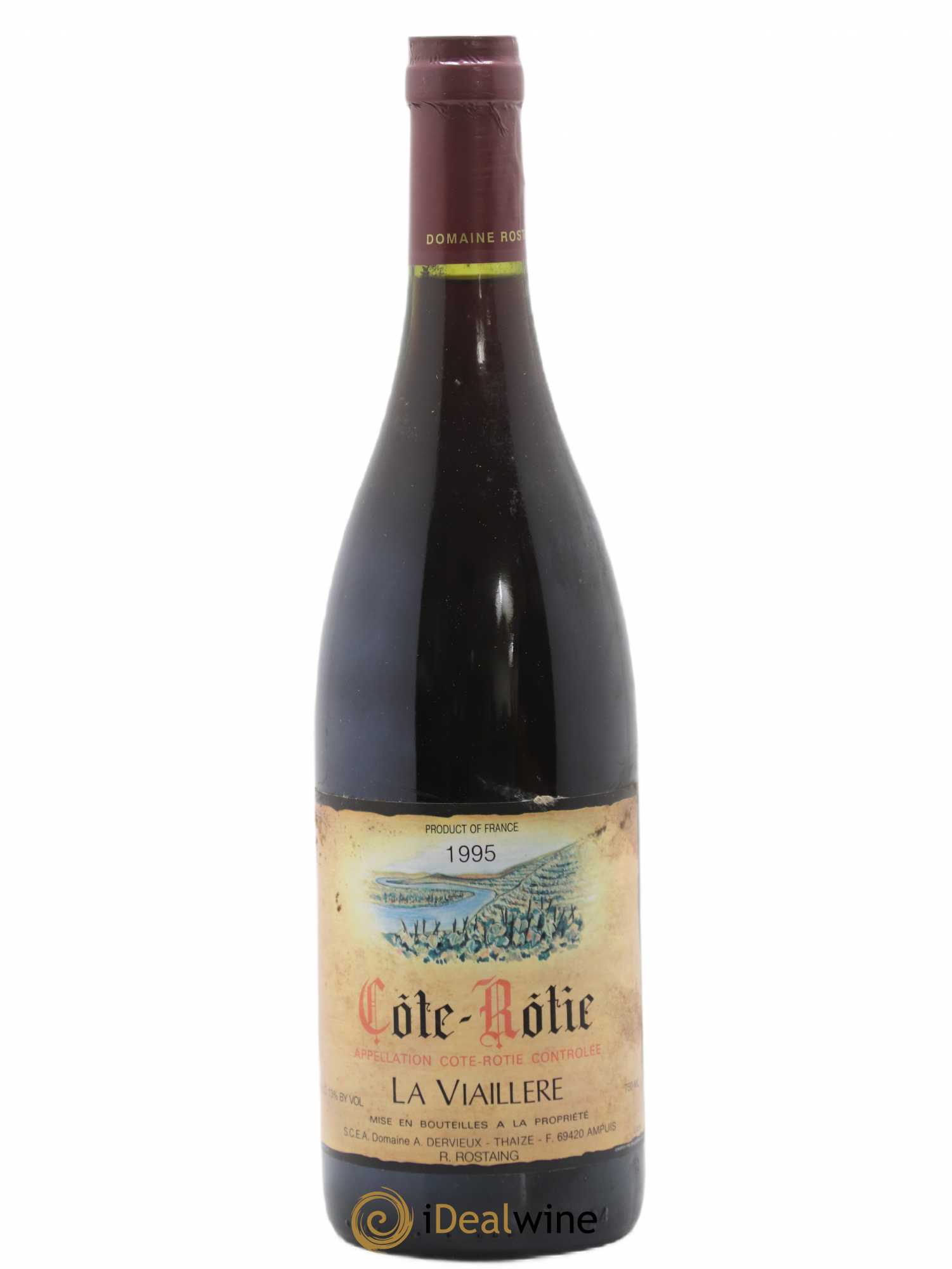 Côte-Rôtie La Viaillere Dervieux Thaize  1995 - Lot de 1 Bouteille