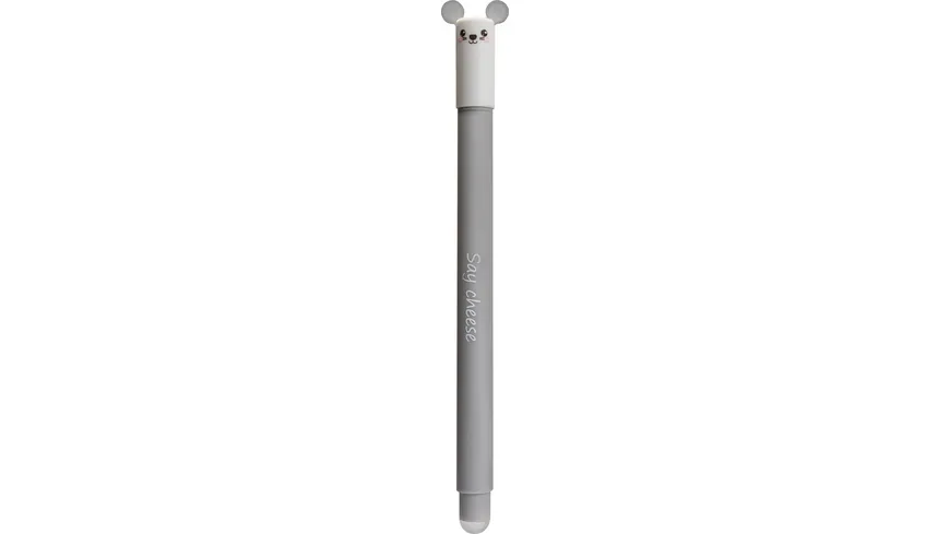 EBERHARD FABER Animal Erase It! Gelschreiber radierbar Maus grau