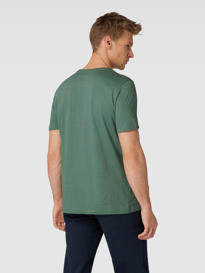 T-Shirt mit Rundhalsausschnitt in schilf