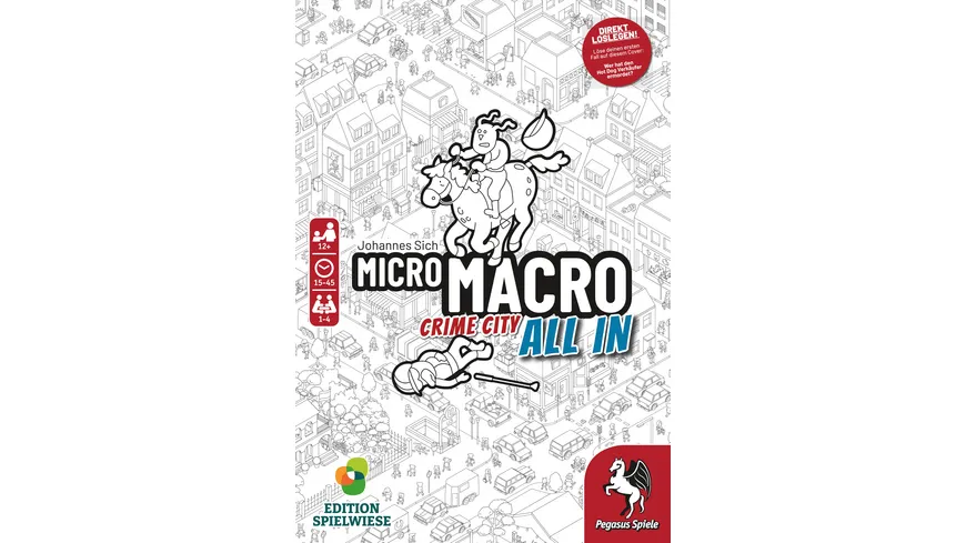 Pegasus - MicroMacro: Crime City 3 – All In (Edition Spielwiese)