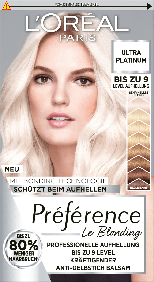 Haare Aufheller 9L Ultra Platinum, 1 St