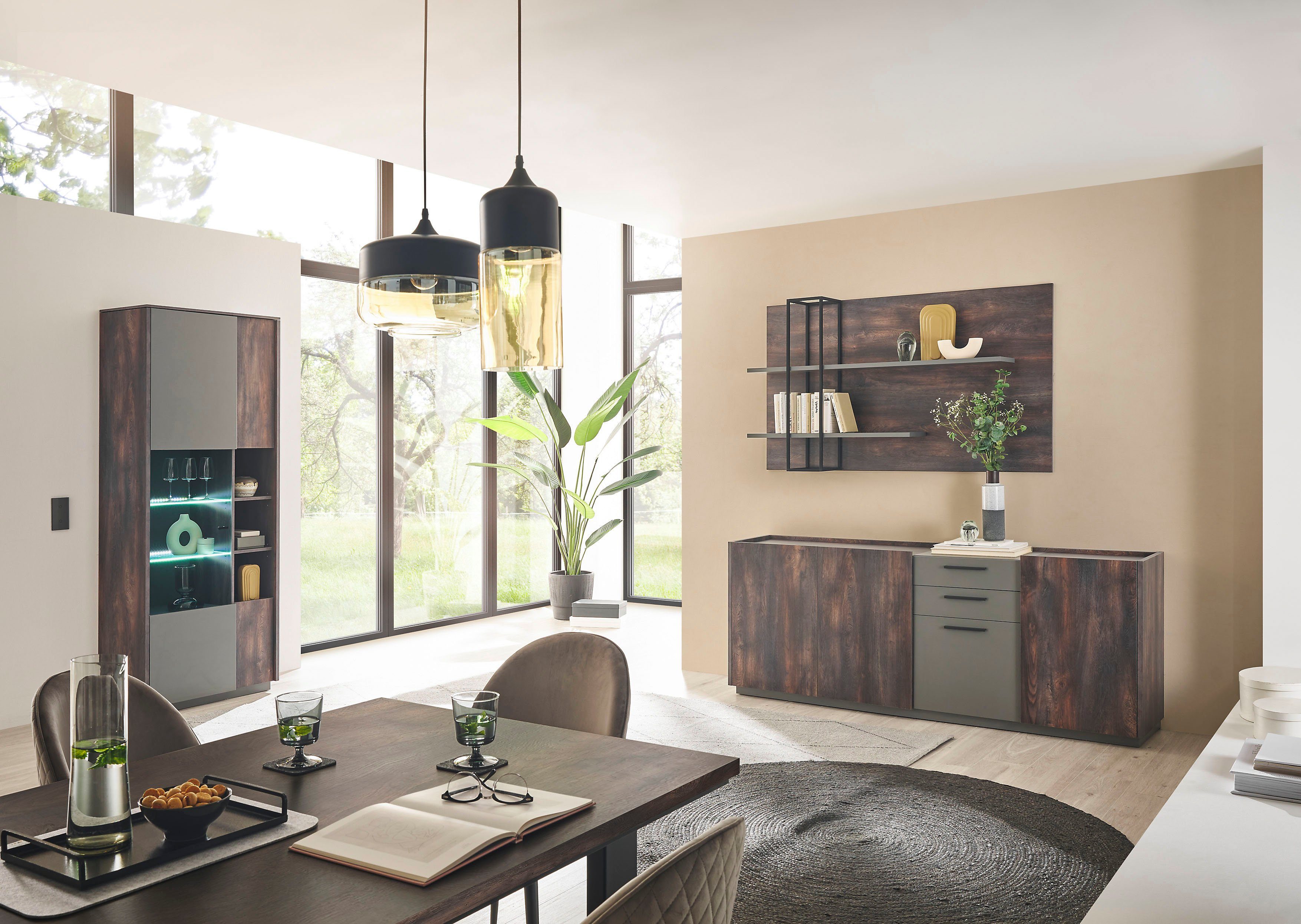INOSIGN Esszimmer-Set LARGO, (Set, 4-St)