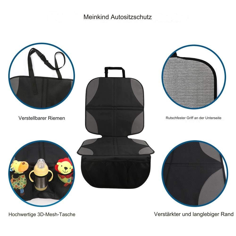 Einemgeld Autokindersitz 1Stk ISOFIX Geeigneter Kindersitzunterlage Autositzauflage Sitzschoner