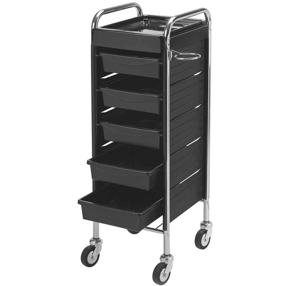 HNC Arbeitswagen Vollgummirolle schwarz