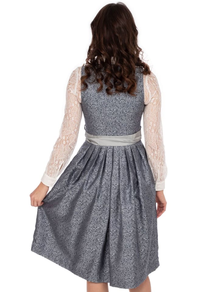 MarJo Midi Dirndl JESSICA in blau günstig kaufen