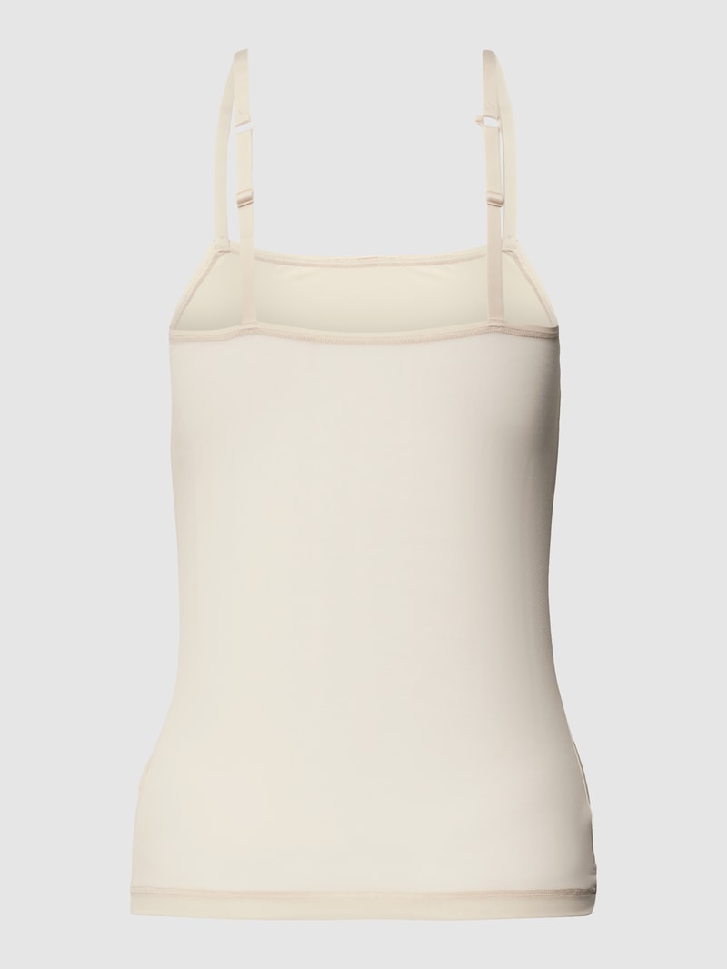 Unterhemd mit Square-Neck-Ausschnitt in beige