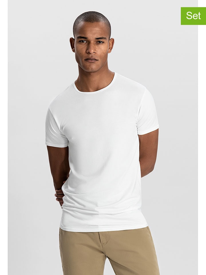 DSTREZZED 2er-Set: Shirts in Weiß günstig kaufen