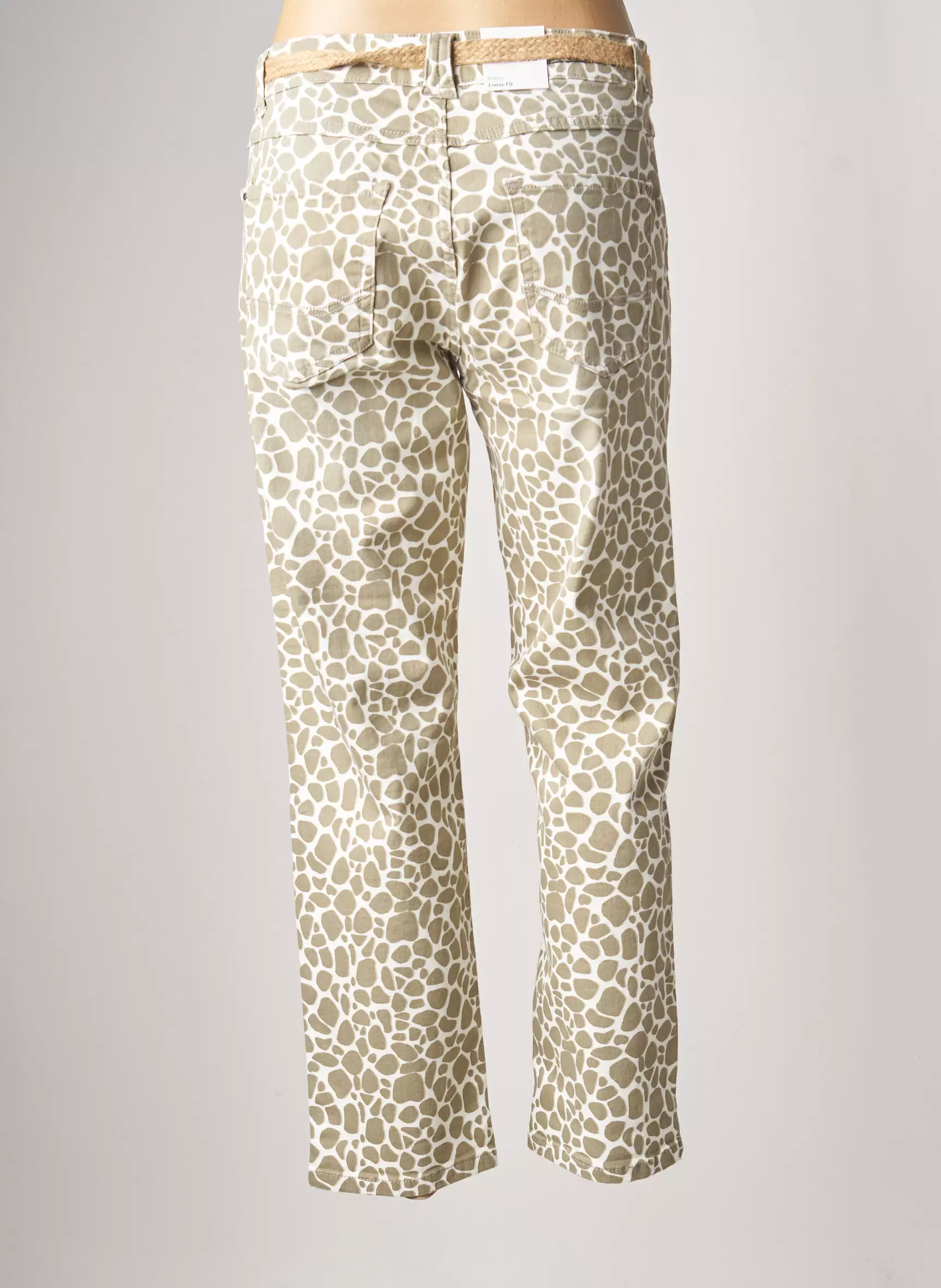 Para Mi Pantalons Droits Femme couleur vert