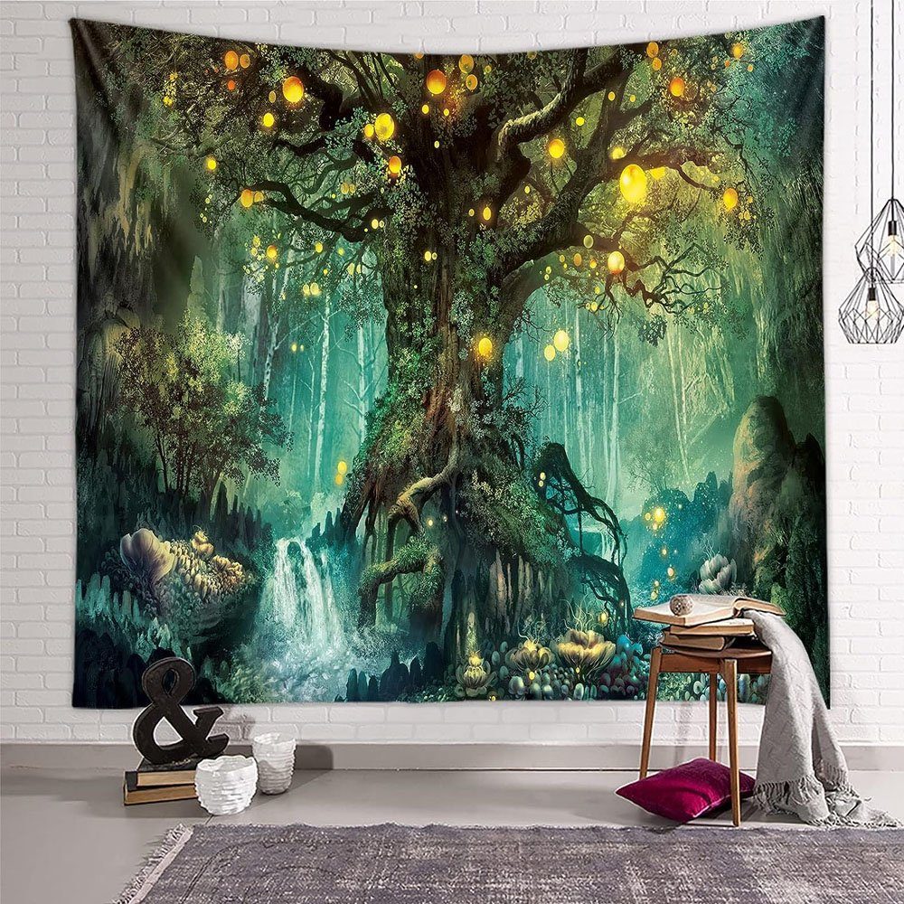 Wandteppich Wandteppich, Wandbehang Wandtuch, Sarfly, Wanddeko für Schlafzimmer Wohnzimmer Wohnheim
