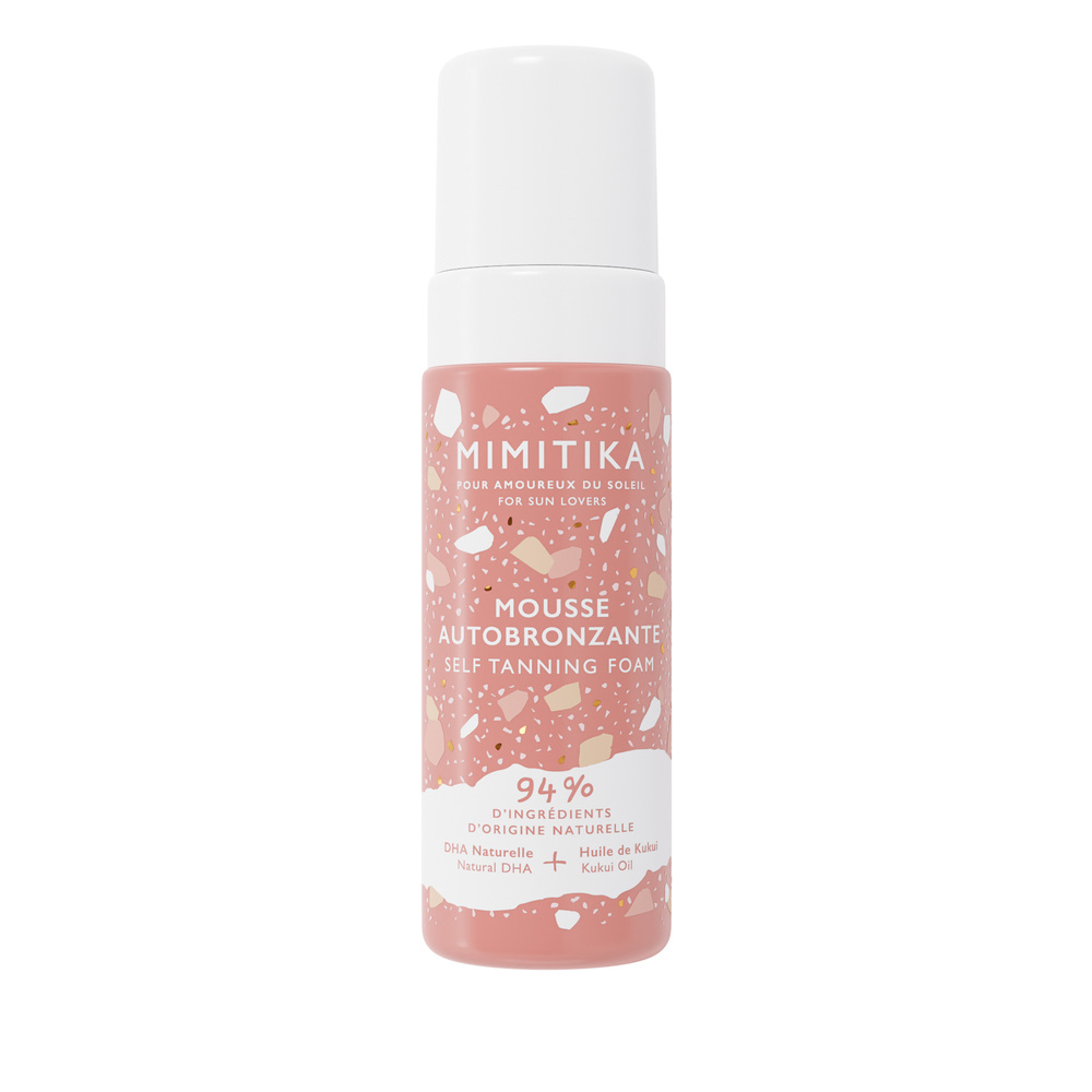 Mimitika Mousse Autobronzante 94% d'ingrédients d'origine naturelle -DHA naturelle