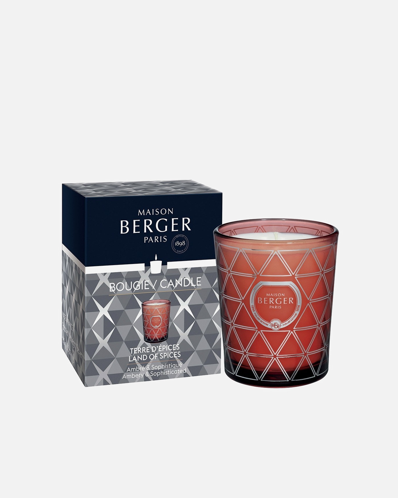 Lumânare Maison Berger GEODE PAPRIKA SPICE EARTH