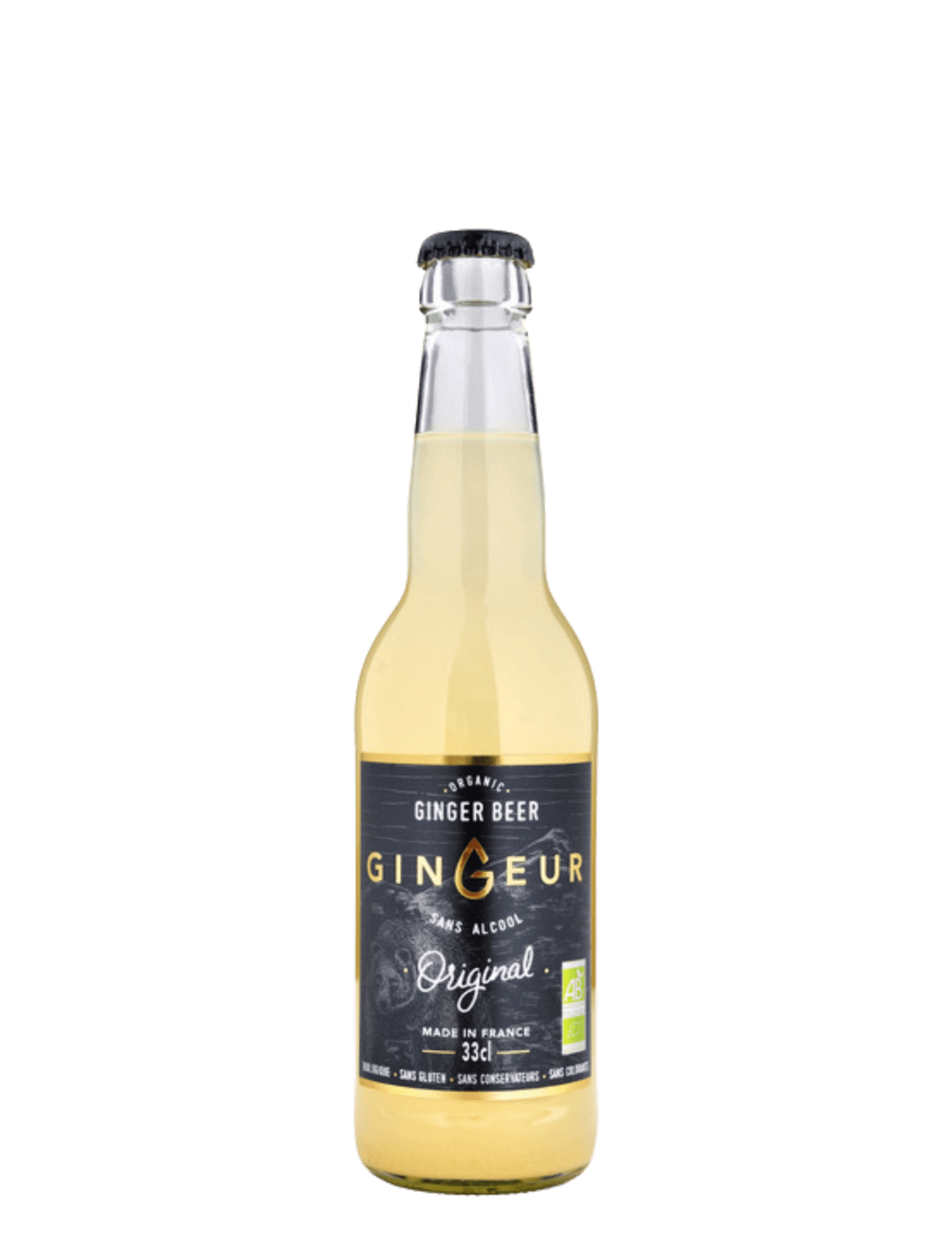 Gingeur : Ginger Beer Bio - Gueule de joie 0° |  33 cl