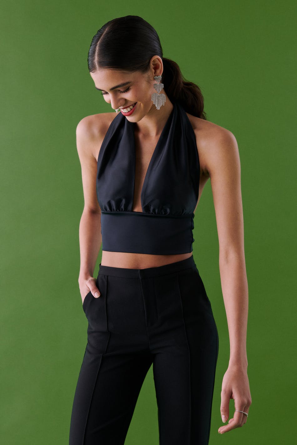 Pia halterneck top