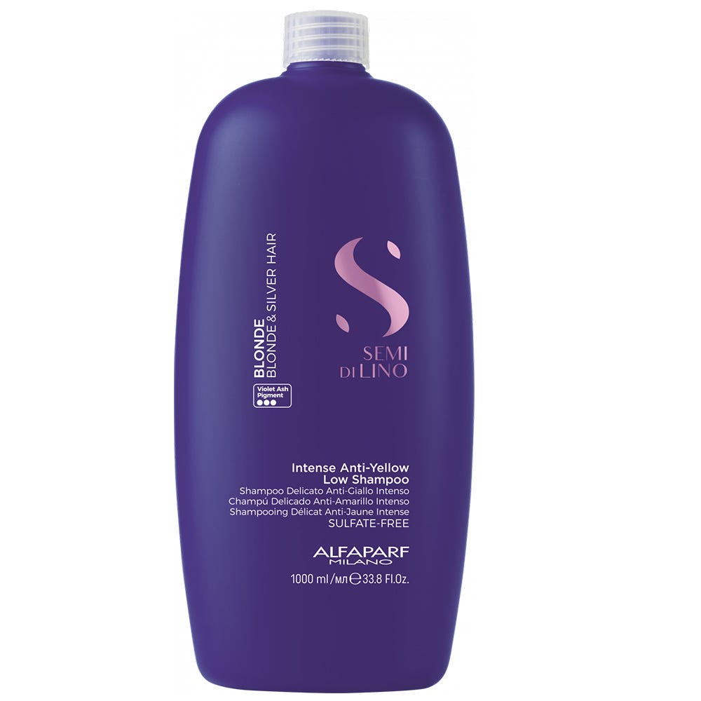ALFAPARF MILANO Semi Di Lino Blonde Intense Anti-Yellow Low Shampoo 1000 ml