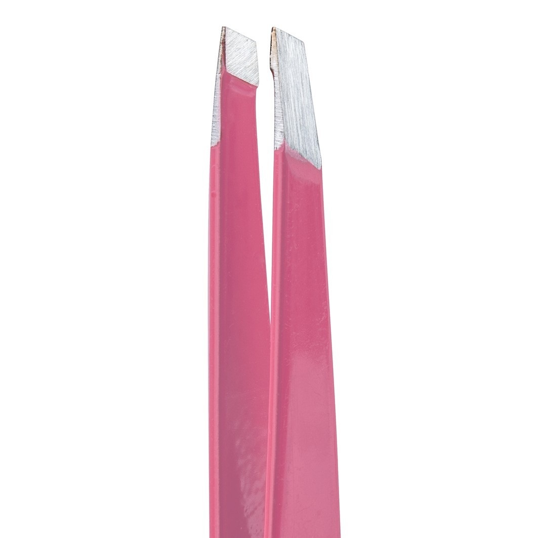 Pinzette. schräg. fuchsiarot. 9.5 cm