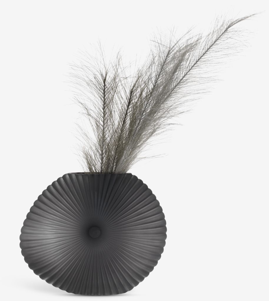 RICHARD RICHARD vase, width 9xlength 25xheight 20cm, gray