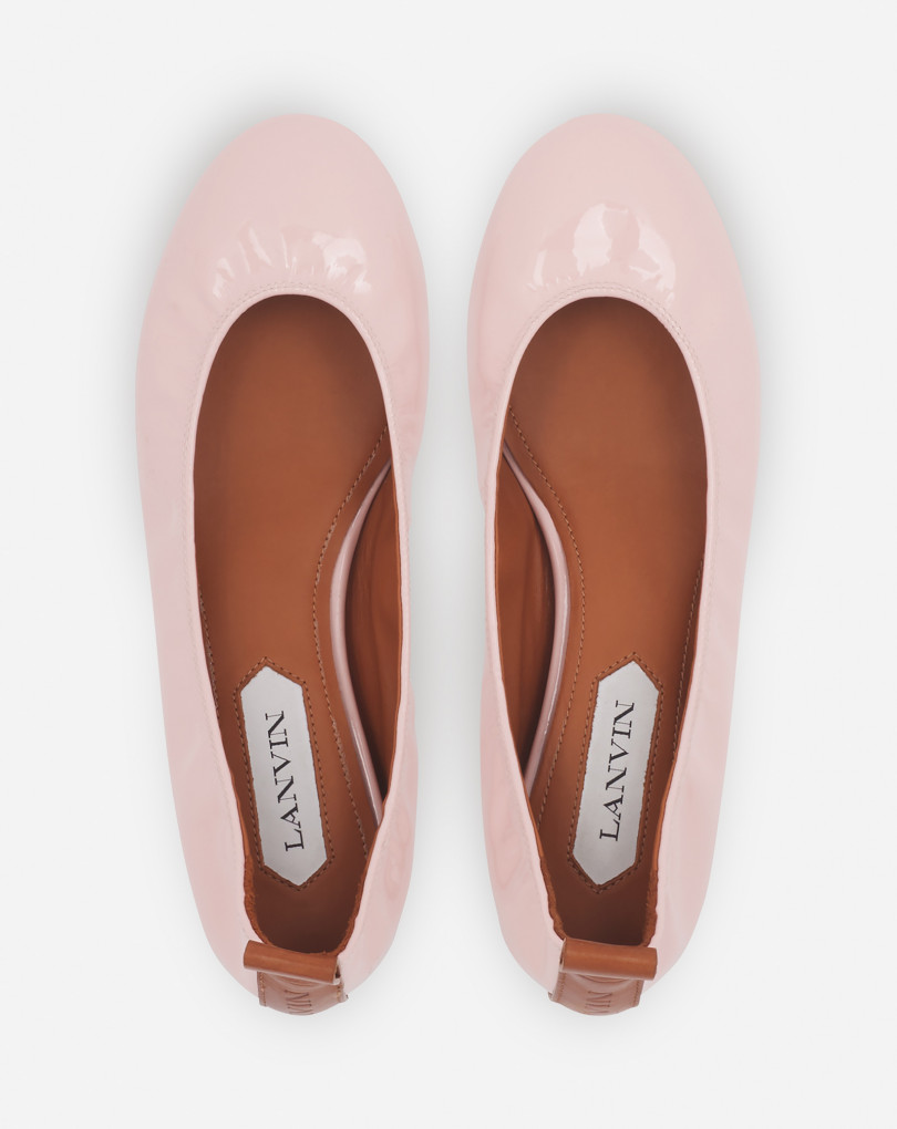LA BALLERINE EN CUIR BRILLANT