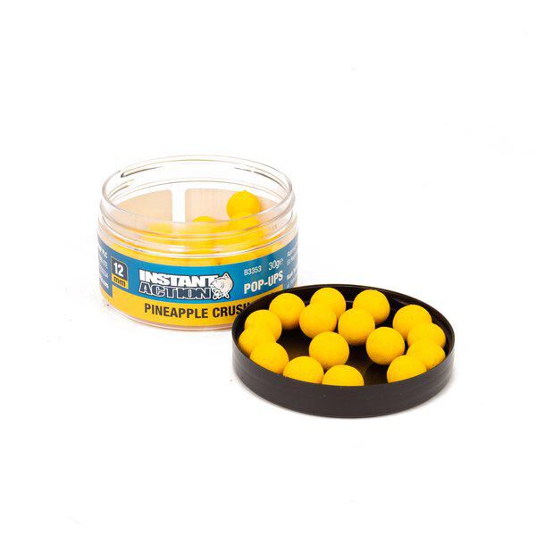 Nashbait Instant Action Pop-Ups Pineapple Crush Drijvende Karperboilies