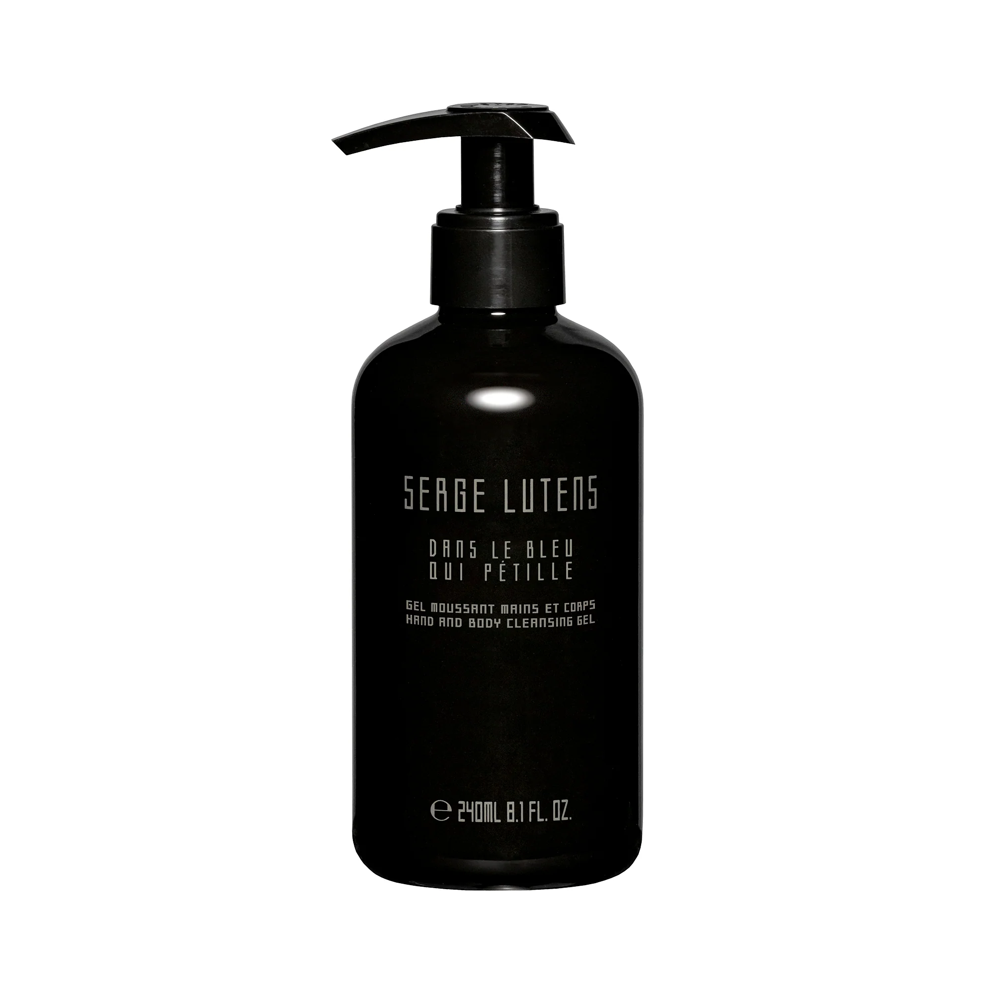 Lutens Morning en azul brillante - Gel espumoso para manos y cuerpo - Baño y ducha, detergente para manos