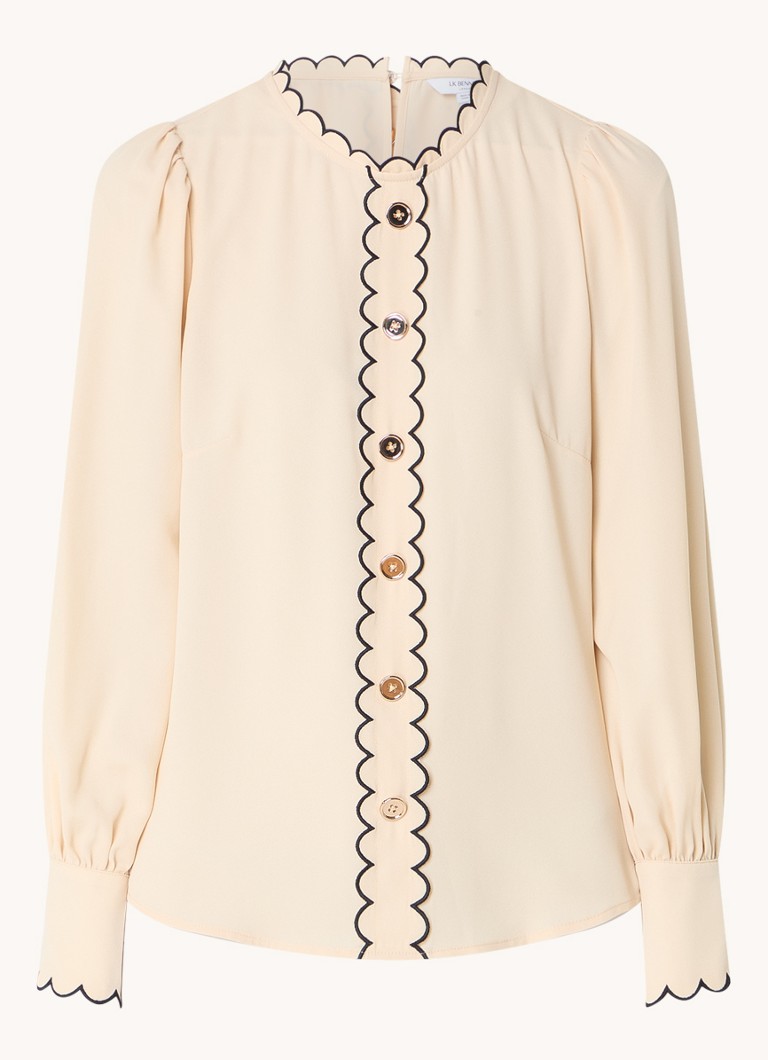 LKBennett Jemima tunic with decorative buttons