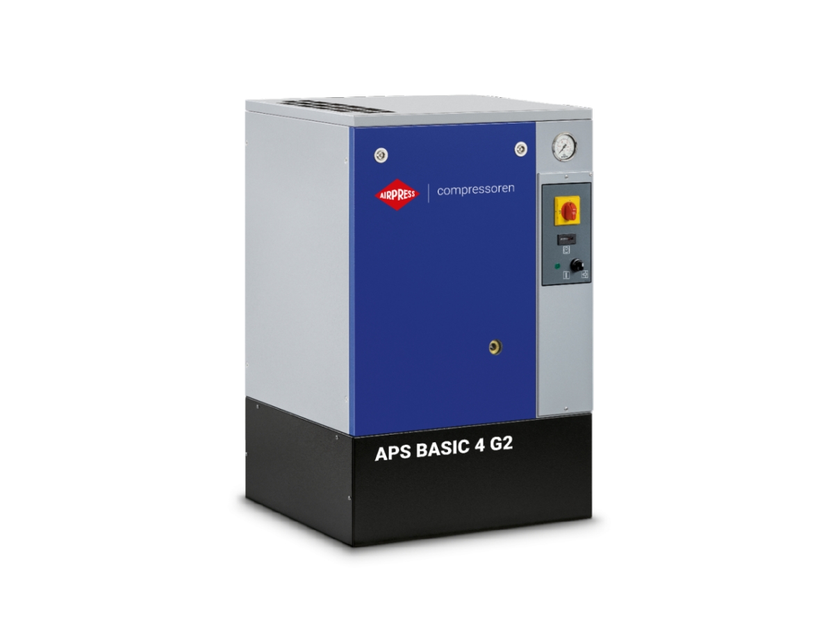 Airpress 362804 Schroef-kompressori APS 4 Basic G2 10 bar 4 kpl/3 kW 366 l/min