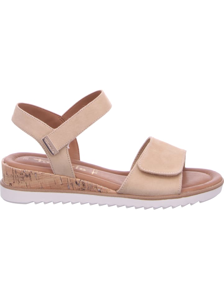 Tamaris Keilsandalette in beige günstig kaufen