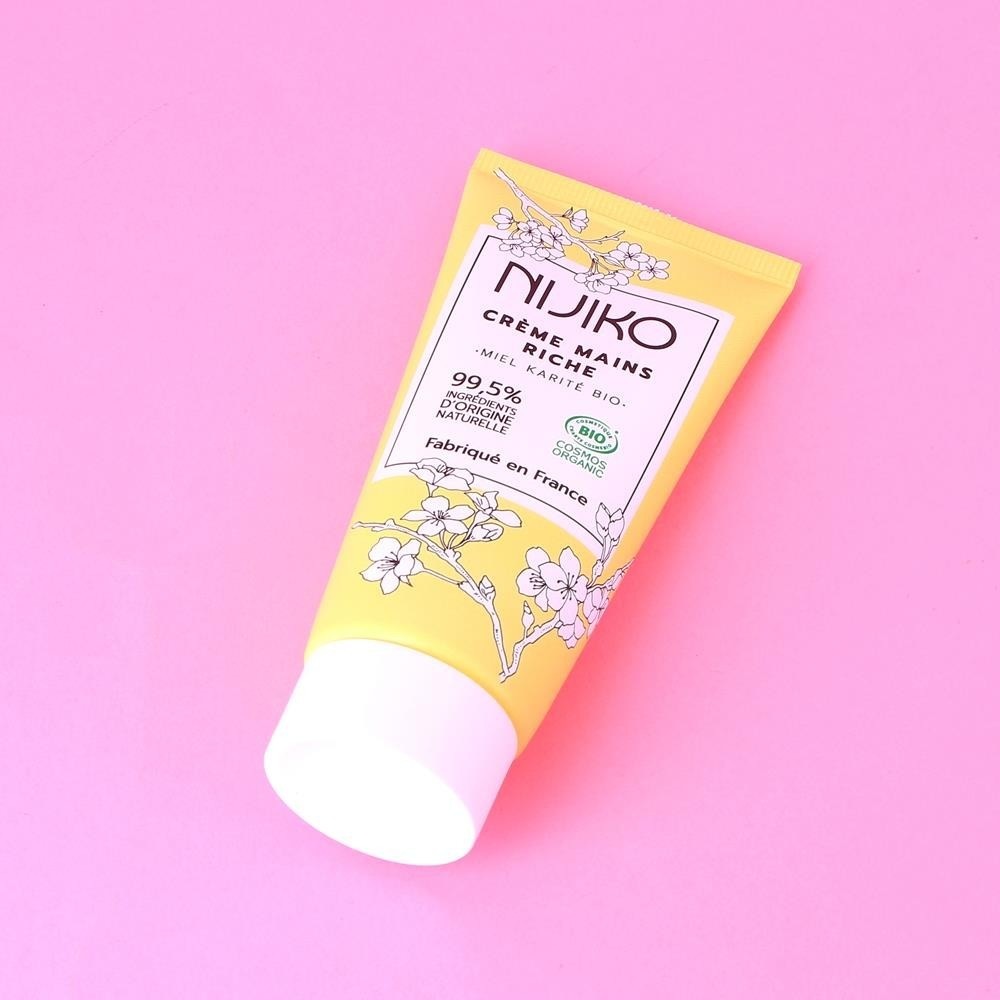 Crema de manos orgánica con miel y karité NIJIKO