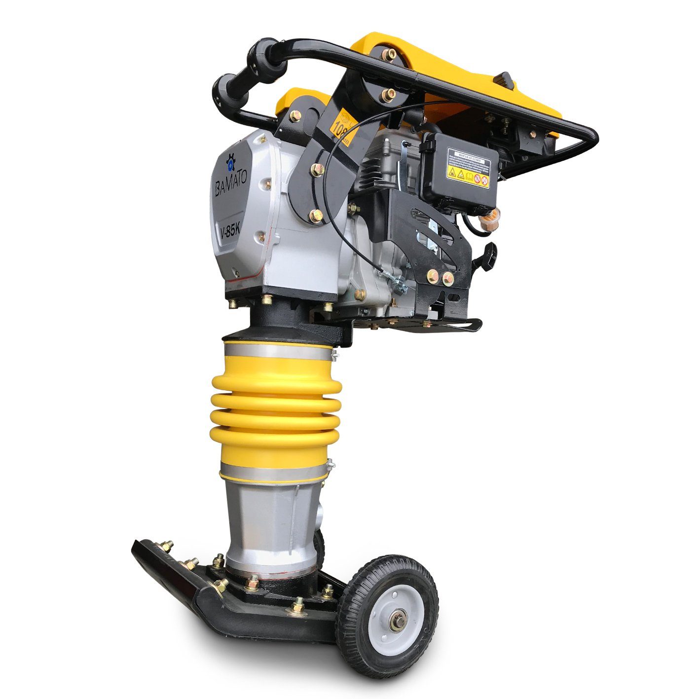 BAMATO Vibrationsstampfer V-85K, 2-tlg., inklusive Fahrwerk