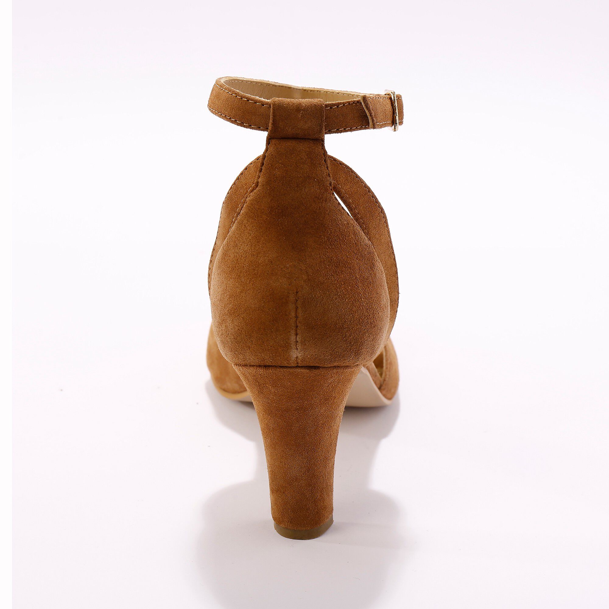 Sandales cuir à talon