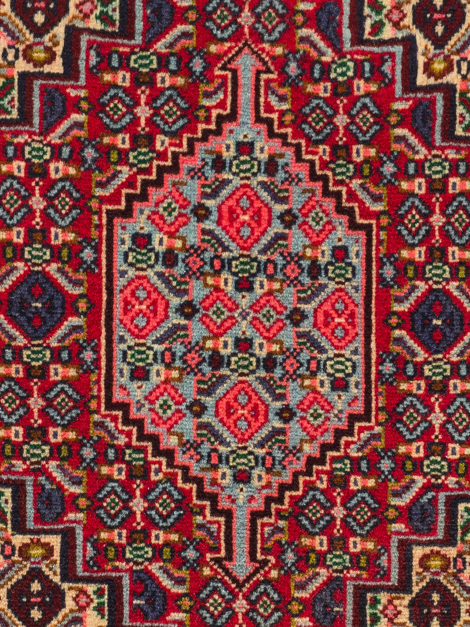 Senneh ca. 74 x 105 cm, Unikat / Einzelstück