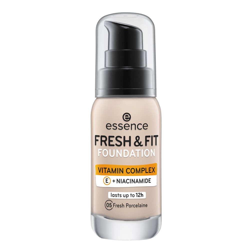 essence FRESH & FIT FOUNDATION fond de teint 05fresh porcelaine Fond de Teint