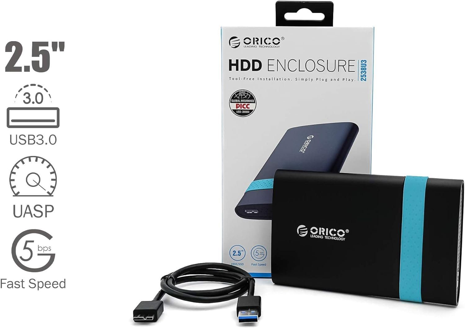 ORICO Externe Festplatte 1TB 2.5