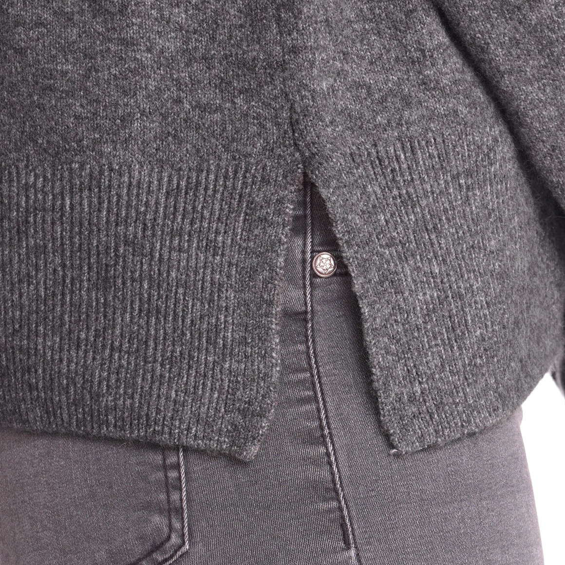 Damen Strickjacke meliert