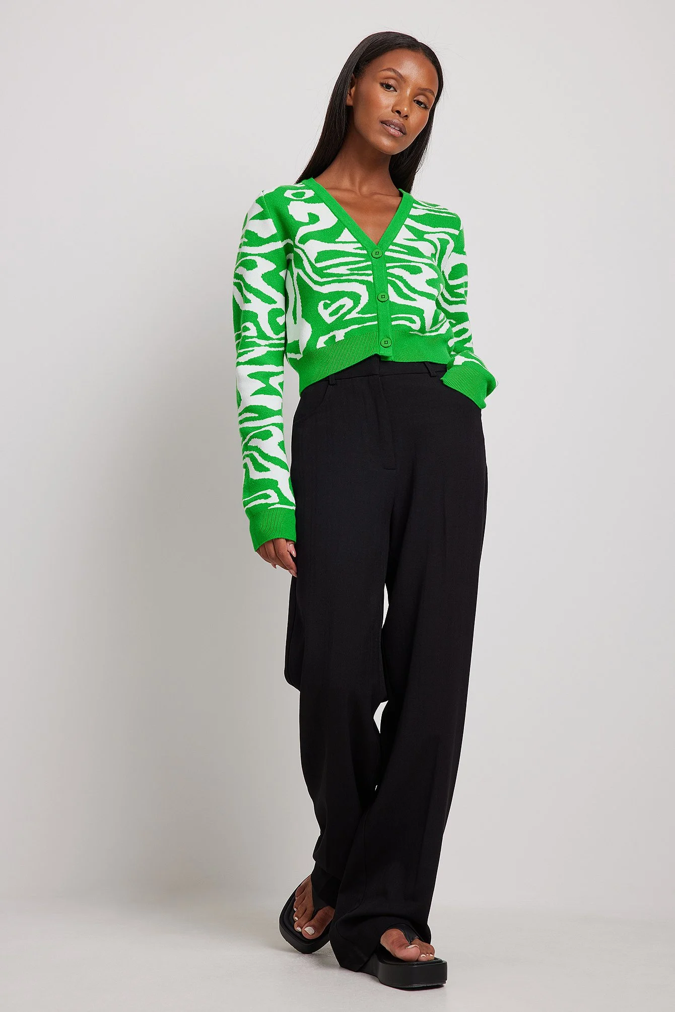 Kurzer Strick-Cardigan