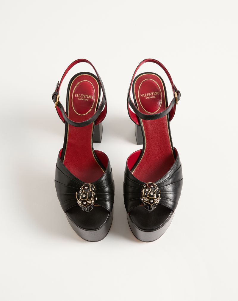 Panthea 125mm Børne Læder Platform Sandal