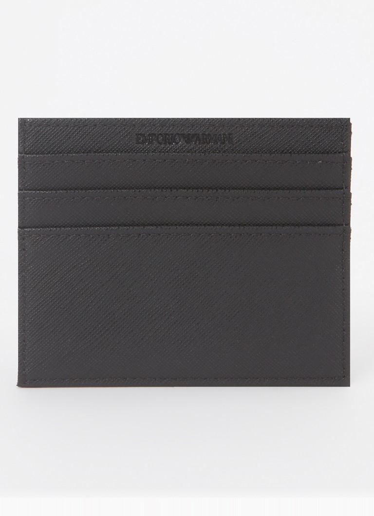 Emporio Armani bőr kártyatartó kulcstartóval díszdobozban