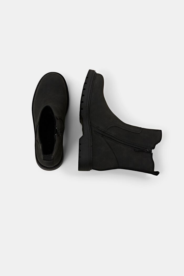 Stiefel in Leder-Optik