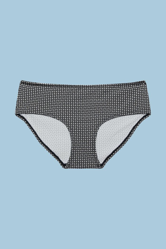 Bedruckte Hipster-Shorts aus Mikrofaser
