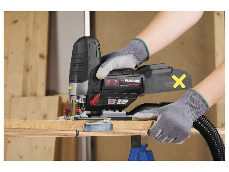 Serra tico-tico sem fio PARKSIDE PERFORMANCE®, PSSPA 20-Li D3, 20 V