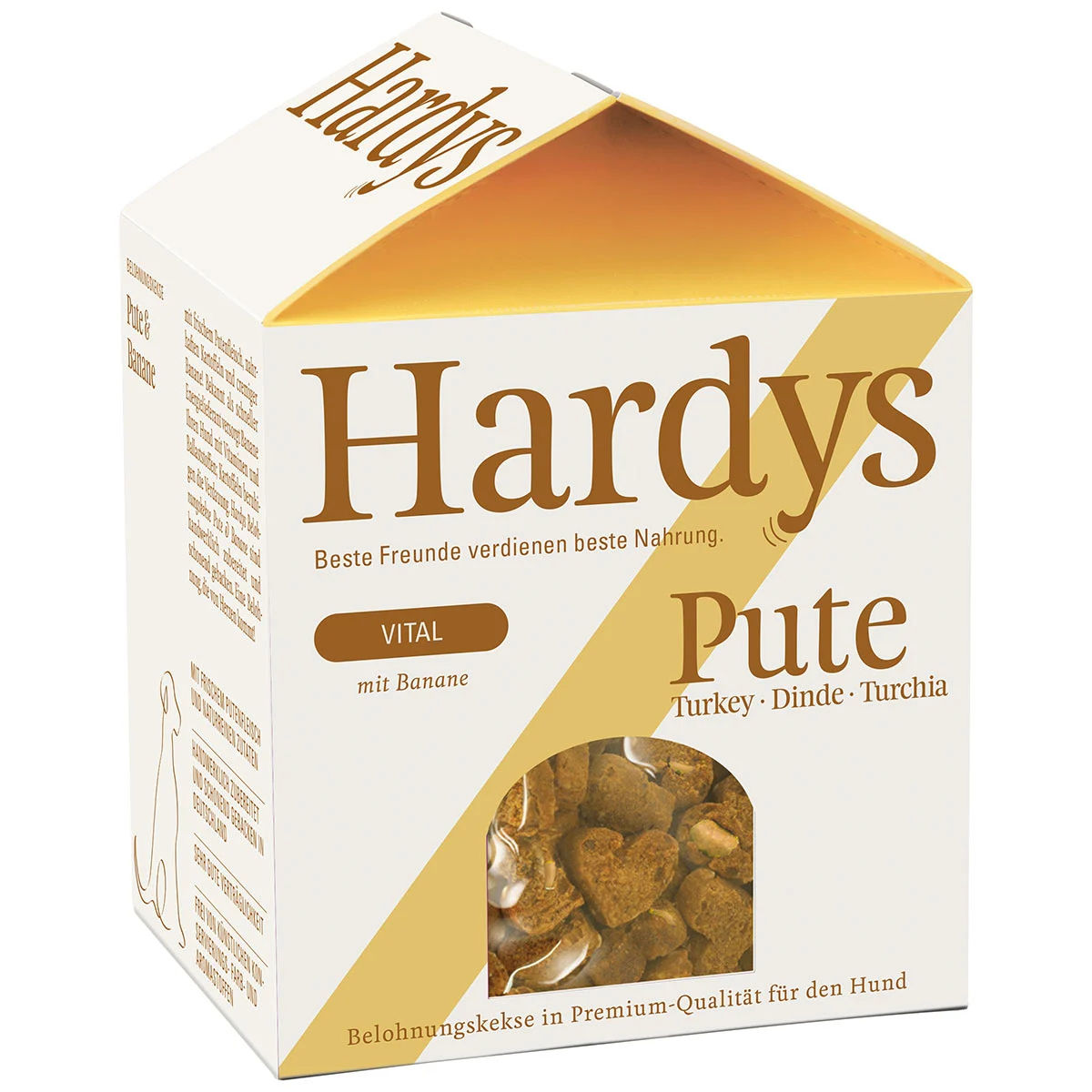 Hardys VITAL Belohnungskekse Pute & Banane 125g bei ZooRoyal