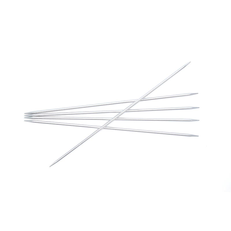 Strømpepinne 20 cm 3,0 mm aluminium silver