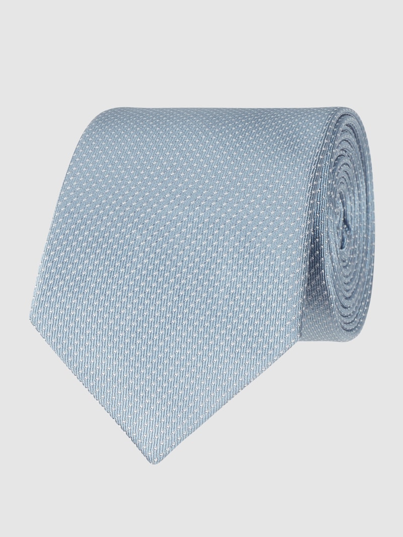 Seidenkrawatte mit Allover-Muster in mint