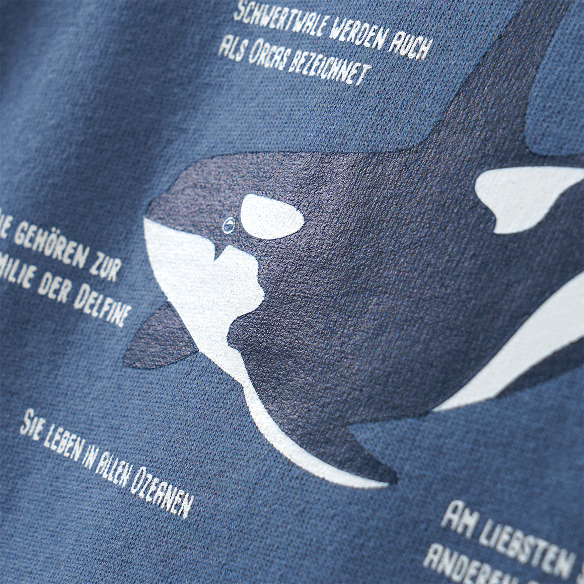 Baby Sweatshirt mit Schwertwal-Motiv
